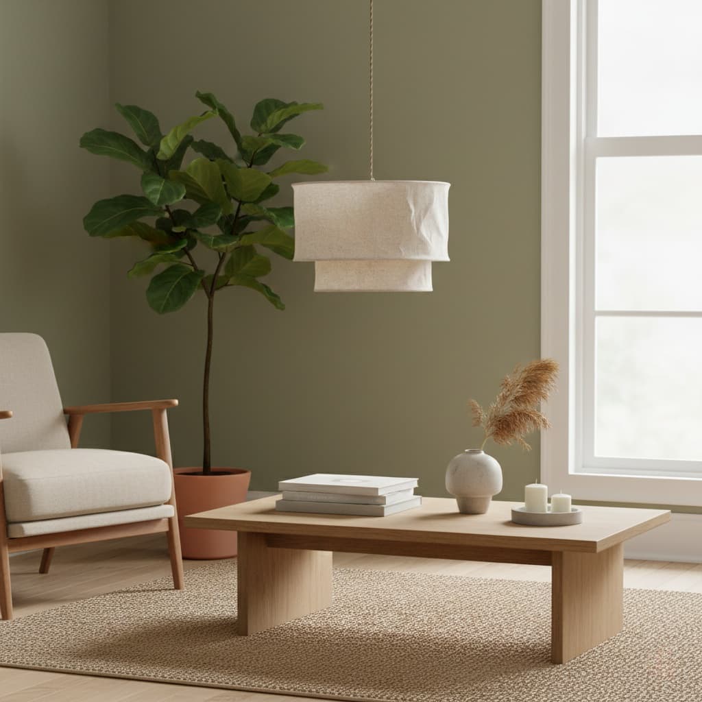 Lustre multi-couches Aeroloom - Tissu moderne et minimaliste pour salles à manger et salons