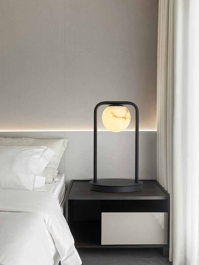 Lampe de table Tribeca en albâtre