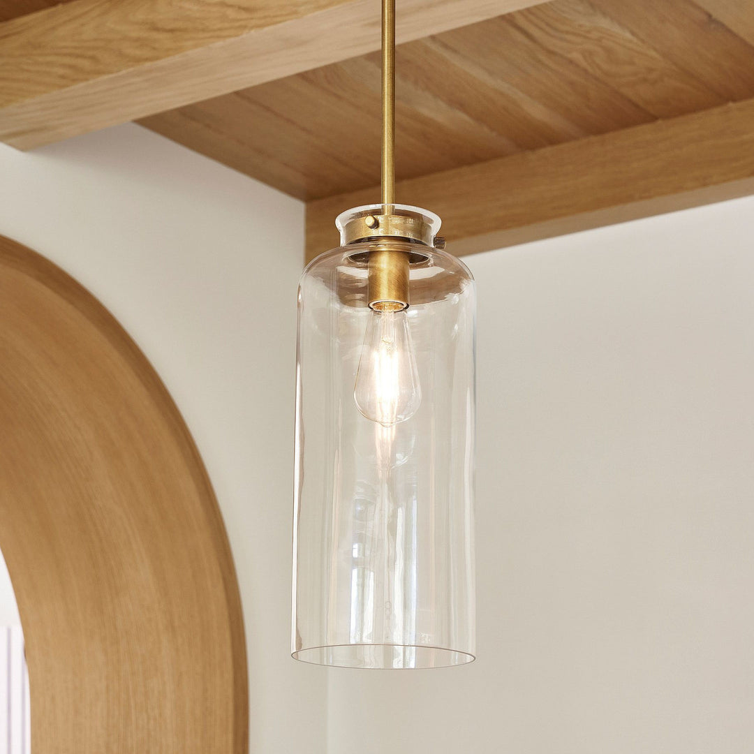 Sterling Minimalist Glass Pendant Collection - Vintage Brass Lighting Design