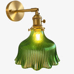 Load image into Gallery viewer, Green Fluted Floral