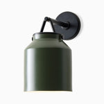Cargar imagen en el visor de la Galería, Aplique de pared minimalista para exterior Hanton: aplique industrial de metal mate para espacios modernos

