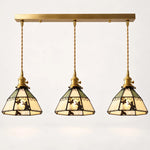 Charger l'image dans la visionneuse de galerie, Cat and Butterfly Stained Glass Pendant Light