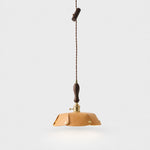 Load image into Gallery viewer, Single Pendant Natural Leather Shade Dia. 30 cm / 11.8 in