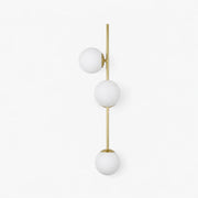Gold left-facing wall sconce