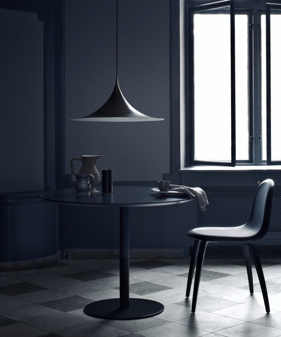 Arch-Shaped Aluminum Plug-In Pendant Light