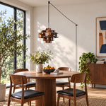 Load image into Gallery viewer, Koloro Millie Plug-In Glass Pendant Light - Retro Colorful Pendant for Modern Interiors