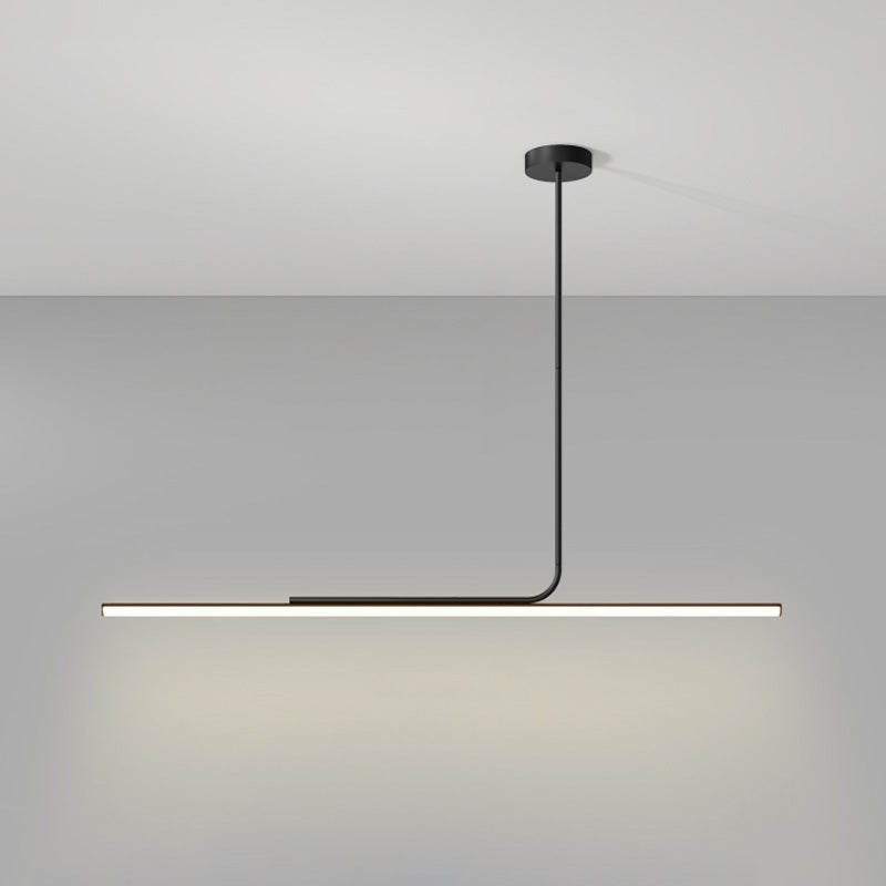 Lustre de salle à manger décoratif contemporain avec interrupteur à bouton-poussoir et peinture blanche