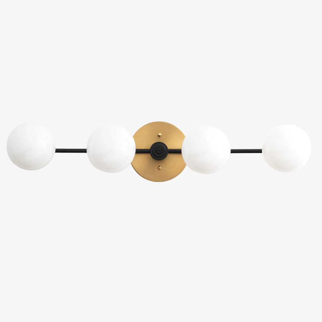 Glorica Glass Long Vanity Light - Modern Minimalist Wall Sconce Design