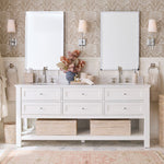 Load image into Gallery viewer, Derlina White Linen Shade Sconce – Classic Single To Triple Wall Light
