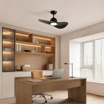 Cargar imagen en el visor de la Galería, Designer Hat Two-Blade Ceiling Fan Light scene image