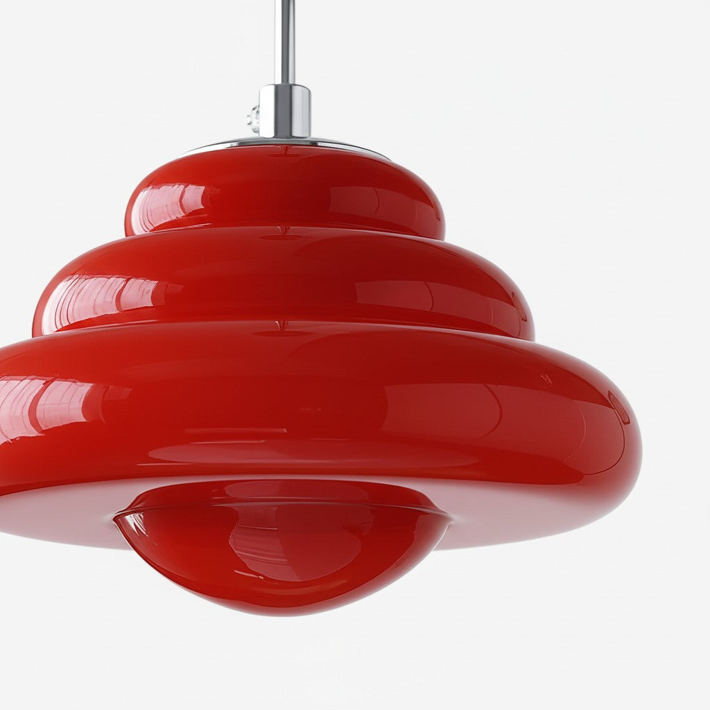 Suspension Cirren à couches - Verre moderne pour salons ou chambres