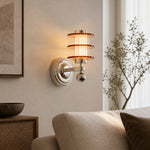 Cargar imagen en el visor de la Galería, Bauhaus Ribbed Acrylic LED Wall Sconce