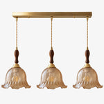 Charger l'image dans la visionneuse de galerie, Crackle Glass Brass Pendant Light