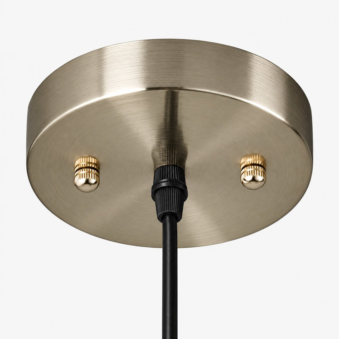 Bubble Glass Globe 3 - Light Single Pendant Light With Adjustable Cord