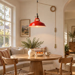 Bild in Gallery-Viewer laden, Farmhouse Plug-In Pendant with an on/off switch and shade colour choices - New2609-1024600 interior scene
