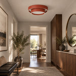 Charger l'image dans la visionneuse de galerie, Stepped Shade Outer Ring Steel Ceiling Light