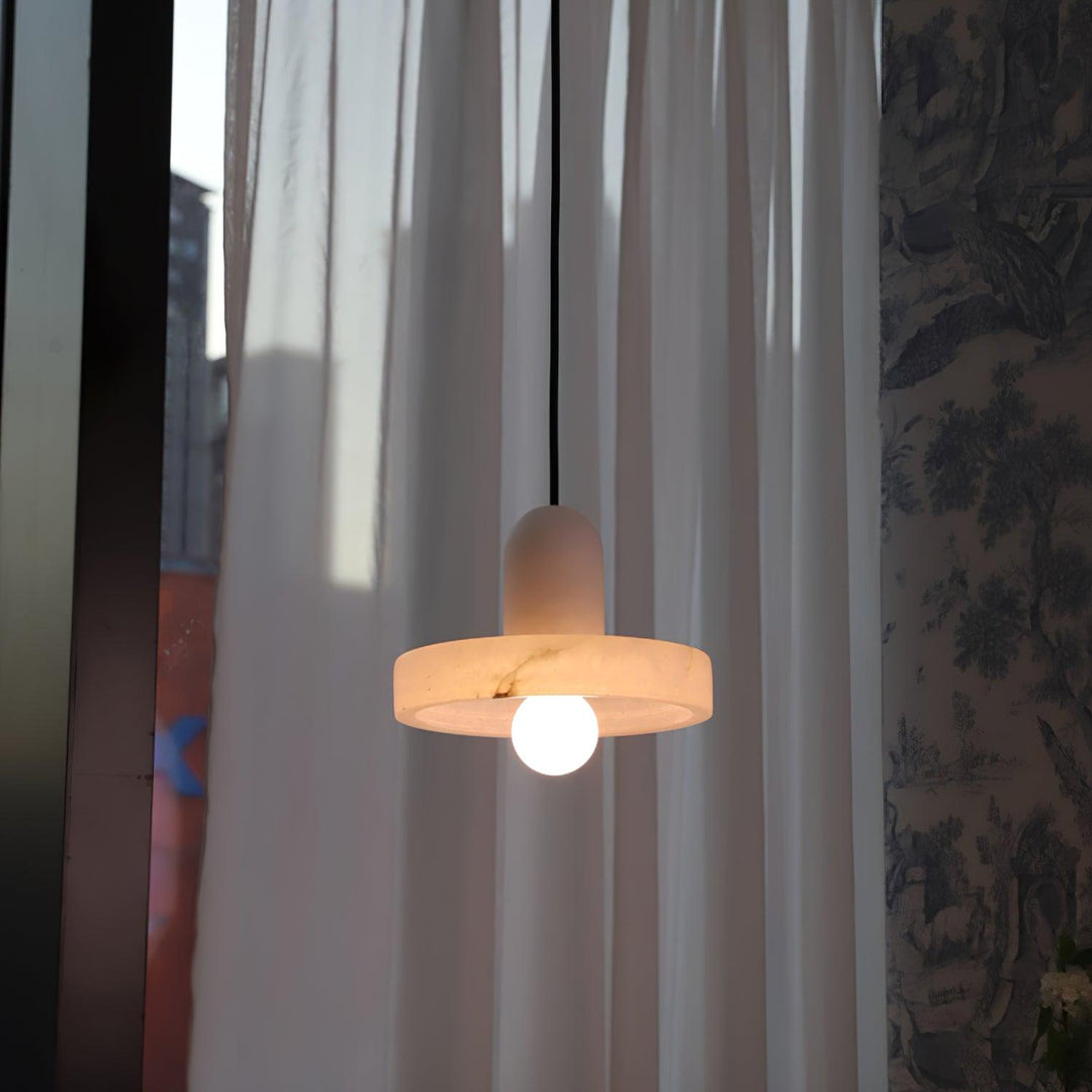 Carrara Alabaster Pendelleuchte