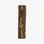 Cargar imagen en el visor de la Galería, sku wood brown resin crack wall light