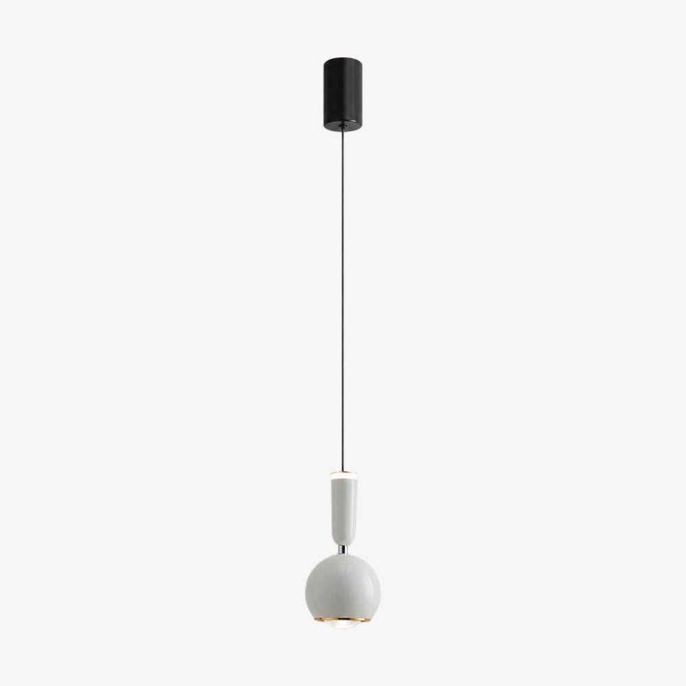 Veridia Moderne Verstellbare Schlanke Pendelleuchte - Metall-Acryl Hängeleuchte für Schlafzimmer und Flur