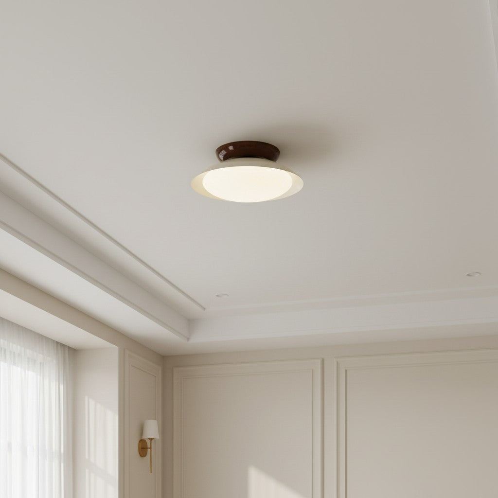 Lampe Plafonnier Dôme Moderne Oribela – Lumière LED Douce pour Salle de Bain et Espace de Vie