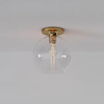Load image into Gallery viewer, Selvion Modern Globe Pendant Light - Damp-Rated Bathroom Lighting - Luxe Glass Shade
