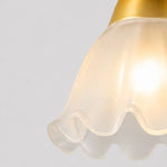 Load image into Gallery viewer, Frosted petal glass edge and illuminated texture detail