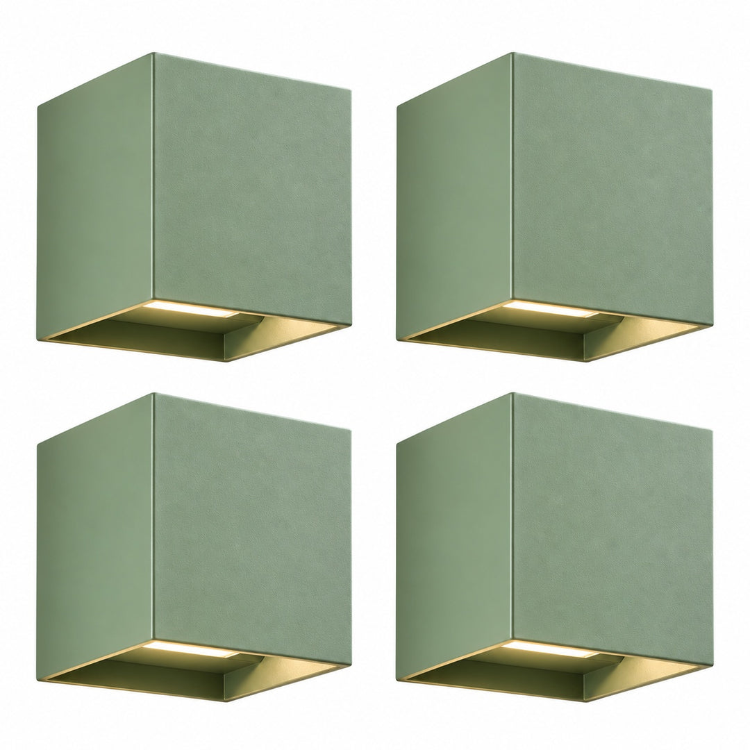 Beam Shaping Open Flap Aluminium Wall Light