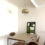 Load image into Gallery viewer, Rounded Glass Chrome Swag Pendant Light