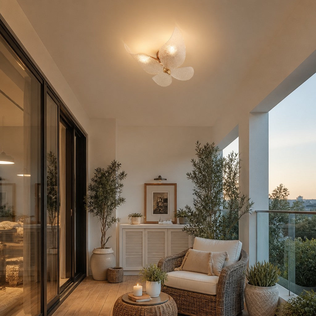 Lucenda Schmetterling dekorative Deckenlampe – Elegante Retro-Beleuchtung für Flur und Balkon