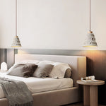 Load image into Gallery viewer, Japanese Wabi Sabi Cement Bell Shape Pendant Light M28
