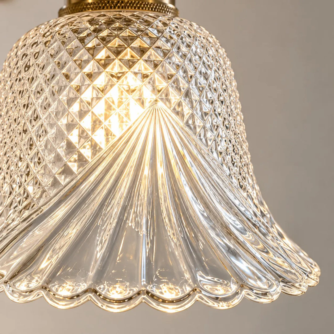 Green Glass Wall Sconce