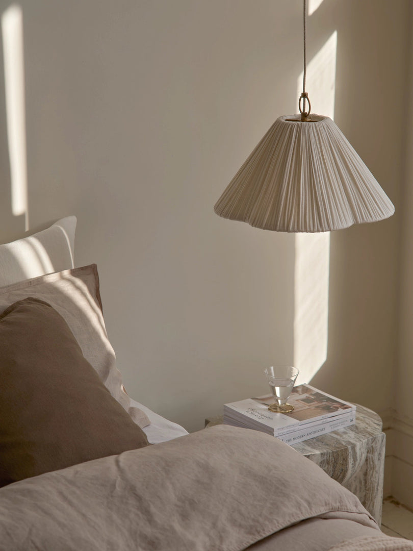 Luminella Scalloped Pendant Light — Modern Statement Designer Ceiling Light for Dining Room