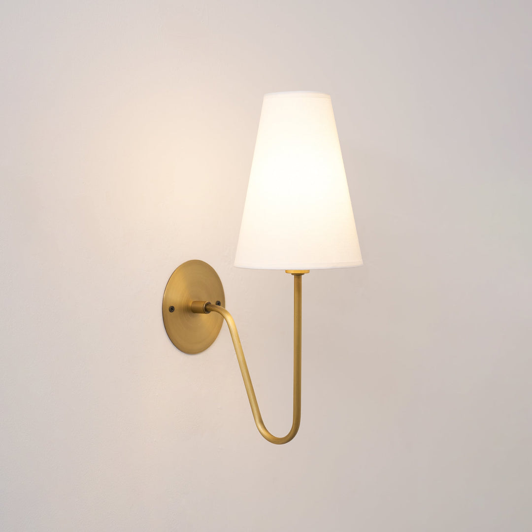 Organische Glas-Scoop-Wandlampe – Minimalistische Moderne Dekorative Ambient-Wandleuchte für Wohnzimmer