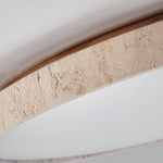 Load image into Gallery viewer, Ultra-thin Round Travertine Ceiling Lamp