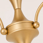 Bild in Gallery-Viewer laden, Close view of the chandelier central body and arms