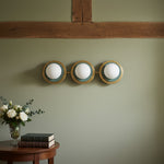 Load image into Gallery viewer, Artivo Modern Layered Globe Ceiling Light with Brass Finish for Living Room, Bedroom and Bathroom
