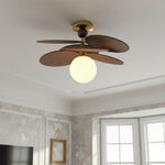 Charger l'image dans la visionneuse de galerie, Lustre à feuilles en cascade Orrise - Métal et bois modernes pour chambres et salons