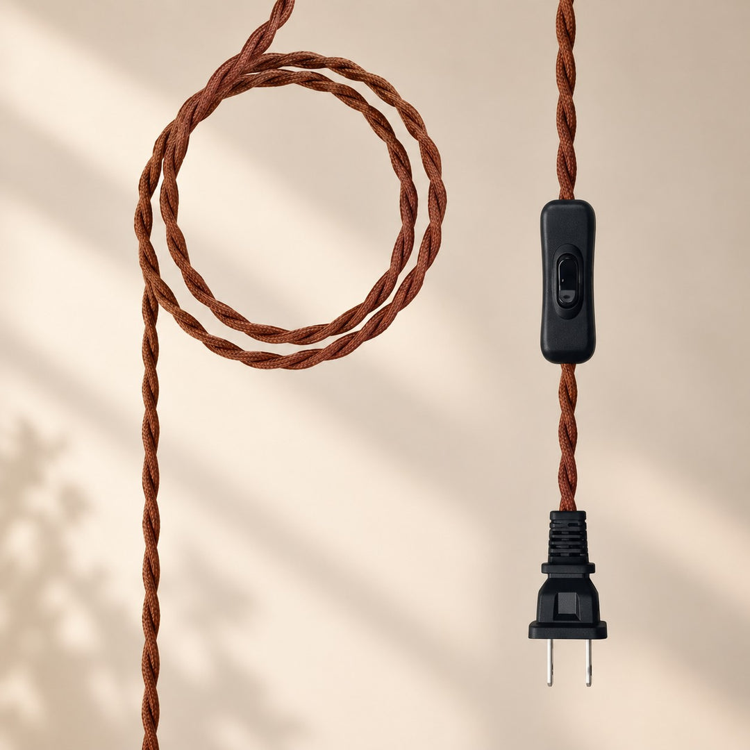 Petal Glass Plug-In Pendant