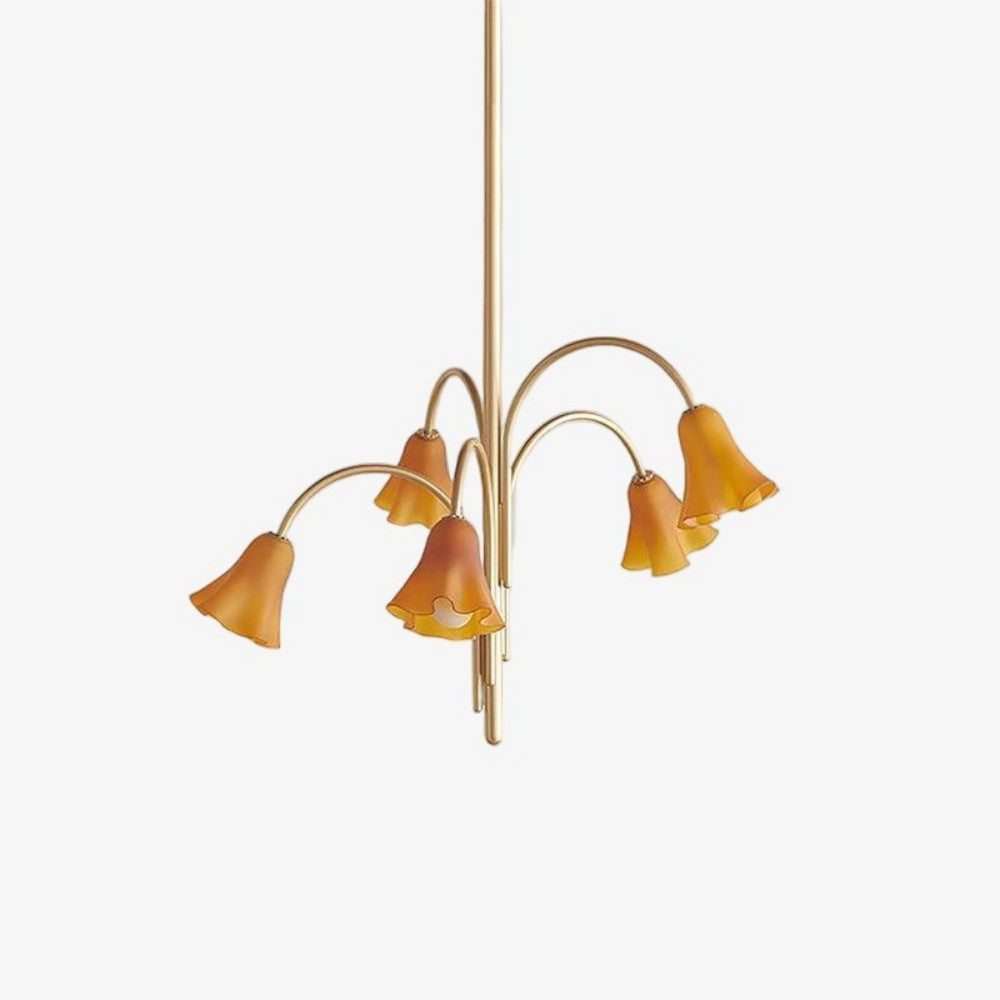 Bellina Modern Blooming Flower Chandelier – Soft Ambient Lighting for Contemporary Spaces
