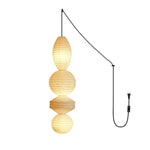 Bild in Gallery-Viewer laden, Stacked Paper Plug-In Pendant Lamp