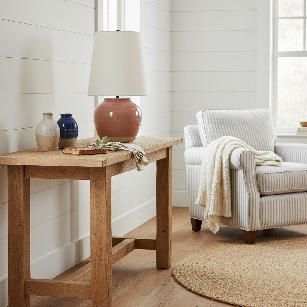 Ceruna Moderne Keramik-Nachttischlampe mit Lampenschirm aus Leinenstoff – Elegante Beleuchtung für Schlafzimmer und Wohnzimmer