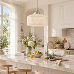 Charger l'image dans la visionneuse de galerie, Vintage Adjustable Glass Pendant Light