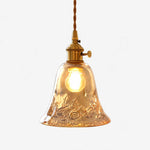 Cargar imagen en el visor de la Galería, Amber Vase glass pendant light