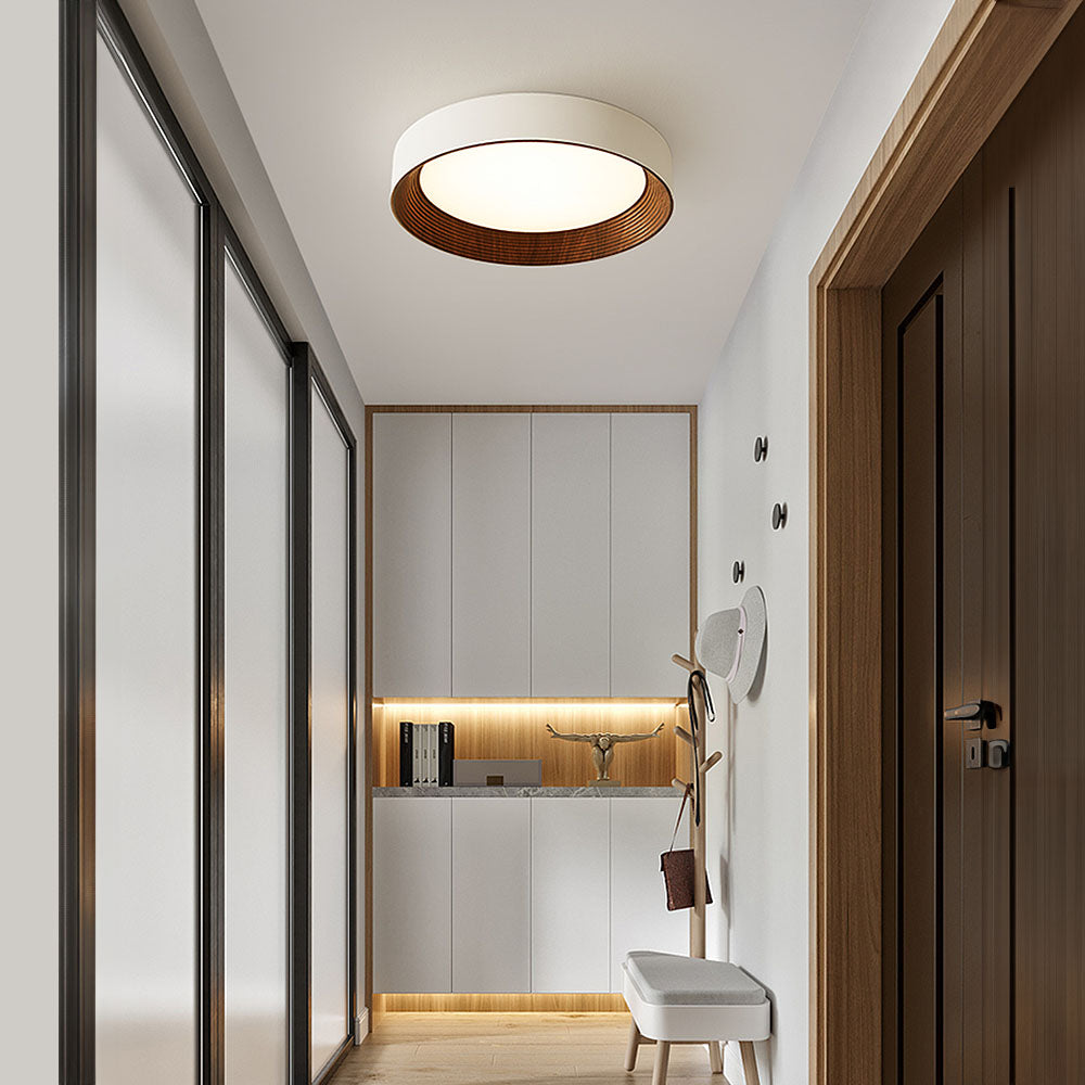 Plafonnier rond à LED minimaliste