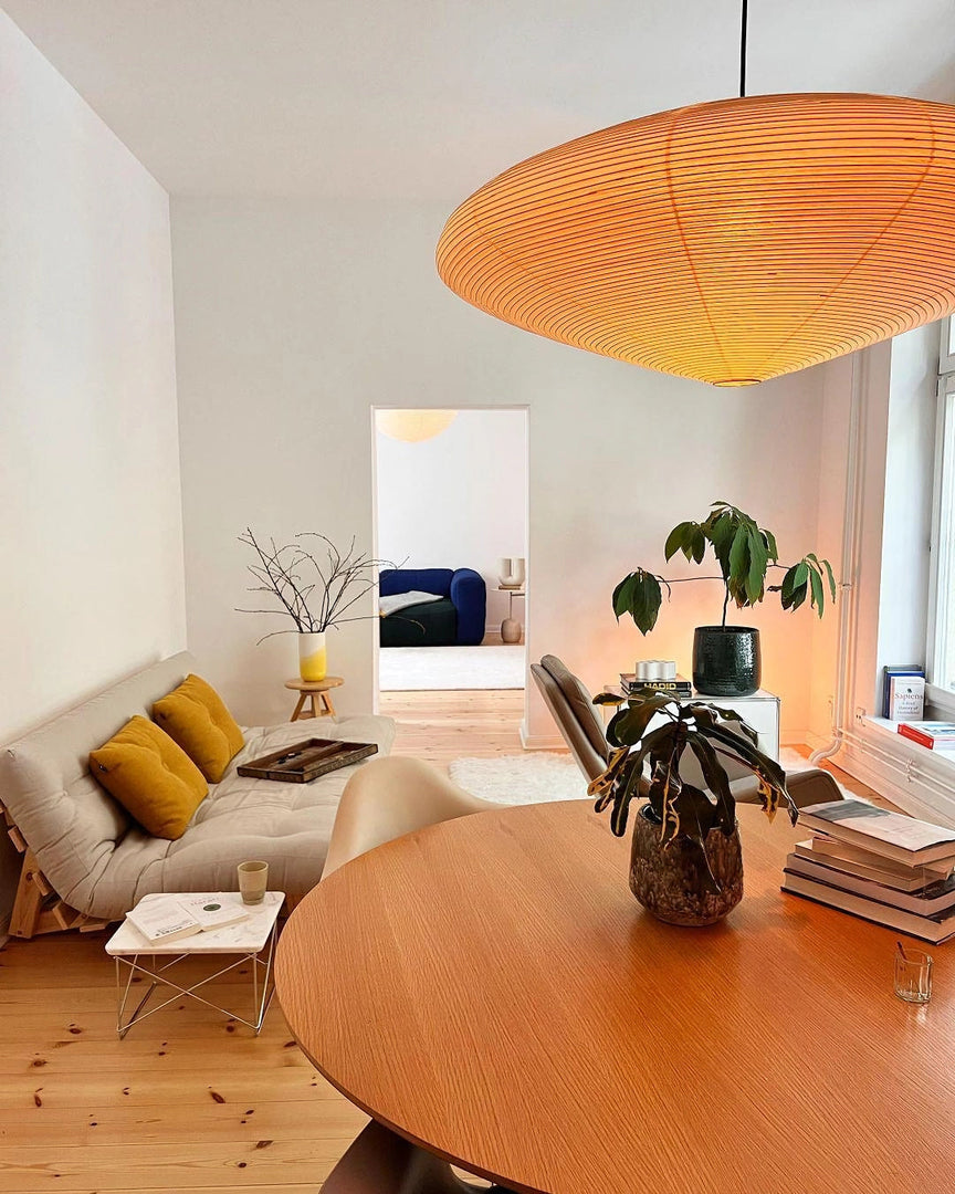 Mulberry Paper Plug-In Pendant Light
