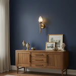Bild in Gallery-Viewer laden, Moderne Alabaster-Wandlampe – Französische elegante Wandleuchte für Schlafzimmer, Wohnzimmer, Flur