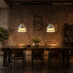 Bild in Gallery-Viewer laden, Grey Stone Pendant Light with Paper Diffuser