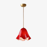 Charger l&#39;image dans la visionneuse de galerie, Bellina Wave-Edge Glass Pendant Lamp — Organic Contemporary Style for Dining &amp; Living
