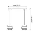 Bild in Gallery-Viewer laden, Travira Zylinder Travertin Pendelleuchte
