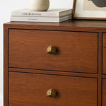 Load image into Gallery viewer, dice knob dark wood cabinet